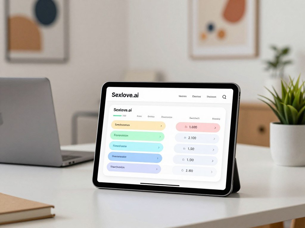 A modern digital workspace showcasing diverse subscription models for an AI companionship app named "Sexlove.ai". In the foreground, a sleek tablet displays colorful graphs and pricing tiers, highlighting various subscription options. The middle ground features a stylish desk with a laptop and a plant, creating a fresh and professional atmosphere. In the background, soft lighting illuminates a cozy office space with abstract art on the walls. A soft-focus effect enhances the ambiance, suggesting innovation and approachability. The overall mood is optimistic and forward-thinking, inviting the viewer to explore the evolving landscape of AI companionship. The image is bright and inviting, suitable for an article on technology and relationships, without any text or branding overlays. - The Ultimate Guide to AI Girlfriends-Sexlove.ai A modern digital workspace showcasing diverse subscription models for an AI companionship app named Sexloveai In the foreground a sleek tablet displays colorful graphs and pricing tiers highlighting various subscription options The middle ground features a stylish desk with a laptop and a plant creating a fresh and professional atmosphere In the background soft lighting illuminates a cozy office space with abstract art on the walls A soft focus effect enhances the ambiance suggesting innovation and approachability The overall mood is optimistic and forward thinking inviting the viewer to explore the evolving landscape of AI companionship The image is bright and inviting suitable for an article on technology and relationships without any text or branding overlays