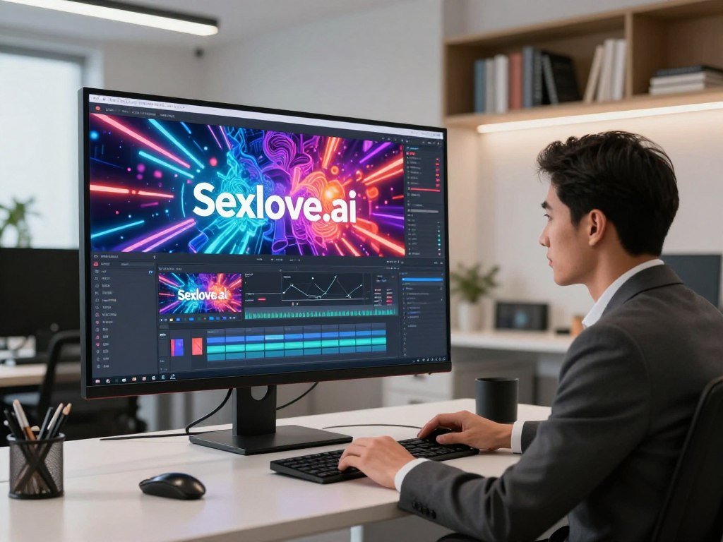 A modern office environment showcasing a sleek workspace focused on AI video generation services. In the foreground, a professional individual in business attire is seated at a stylish desk, attentively analyzing video clips on a high-tech monitor displaying elements of video editing software. In the middle ground, a large screen illustrates vibrant, dynamic visuals of AI-generated videos with energetic colors and intriguing designs, symbolizing creativity and innovation. The background features a contemporary bookshelf filled with technology and media books, along with subtle lighting that creates a bright, inspiring atmosphere. Soft shadows and highlights enhance the overall mood, highlighting the cutting-edge nature of AI technology. Incorporate the brand name "Sexlove.ai" prominently on the screen while maintaining a focus on the professional setting. - The Ultimate Guide to AI Girlfriends-Sexlove.ai A modern office environment showcasing a sleek workspace focused on AI video generation services In the foreground a professional individual in business attire is seated at a stylish desk attentively analyzing video clips on a high tech monitor displaying elements of video editing software In the middle ground a large screen illustrates vibrant dynamic visuals of AI generated videos with energetic colors and intriguing designs symbolizing creativity and innovation The background features a contemporary bookshelf filled with technology and media books along with subtle lighting that creates a bright inspiring atmosphere Soft shadows and highlights enhance the overall mood highlighting the cutting edge nature of AI technology Incorporate the brand name Sexloveai prominently on the screen while maintaining a focus on the professional setting
