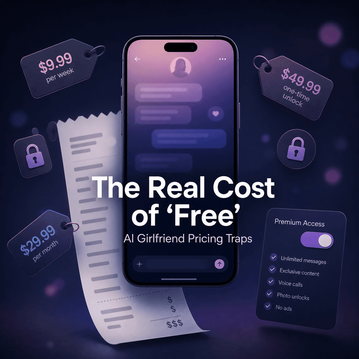 AI Girlfriend Pricing Traps What Free Really Costs
