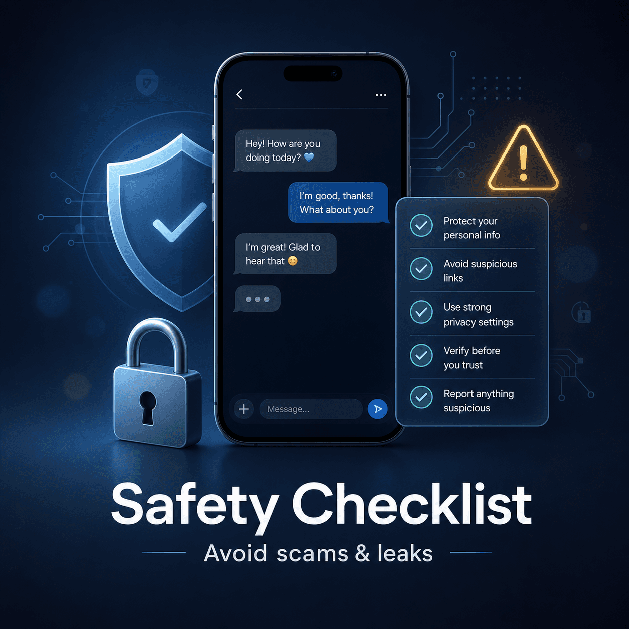 AI Girlfriend Safety Checklist Avoid Scams  Leaks