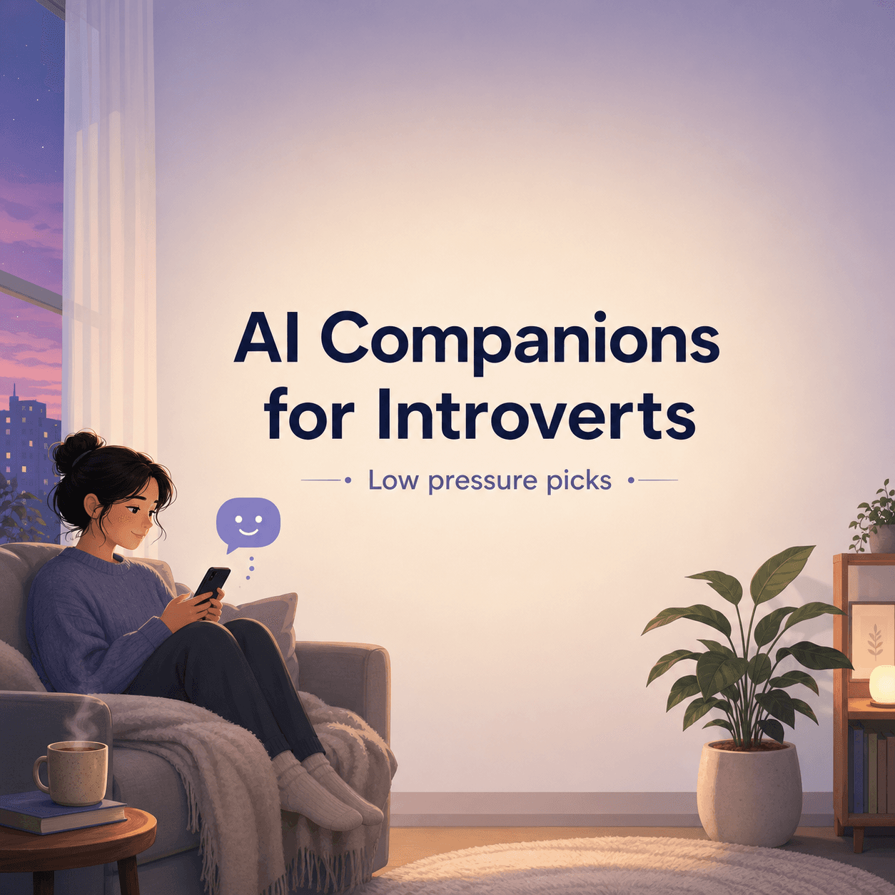 Best AI Companion Apps for Introverts (Low Pressure)
