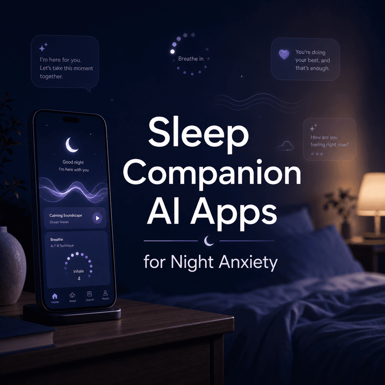 Best ‘Sleep Companion’ AI Apps for Night Anxiety