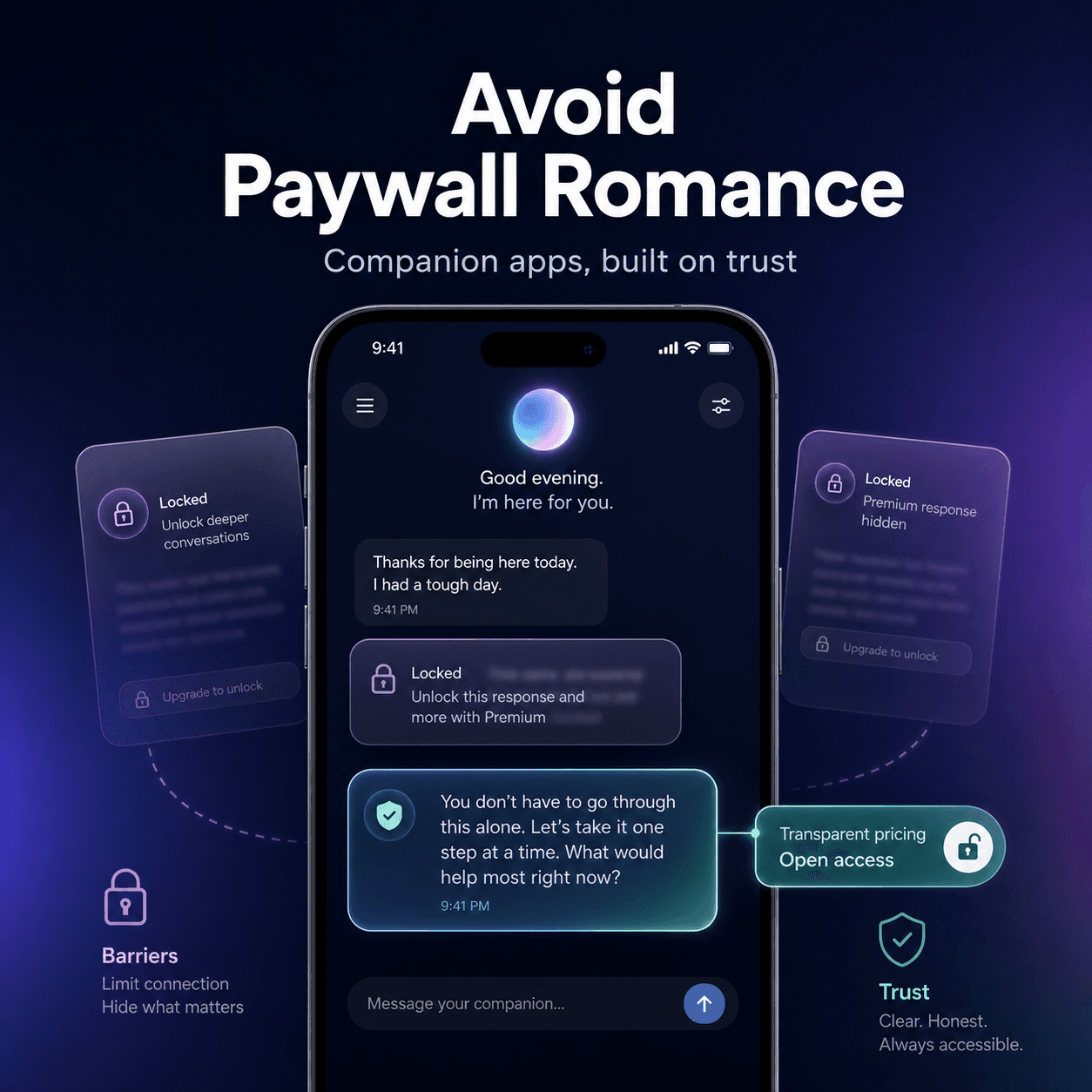 How to Avoid ‘Paywall Romance’ in Companion Apps