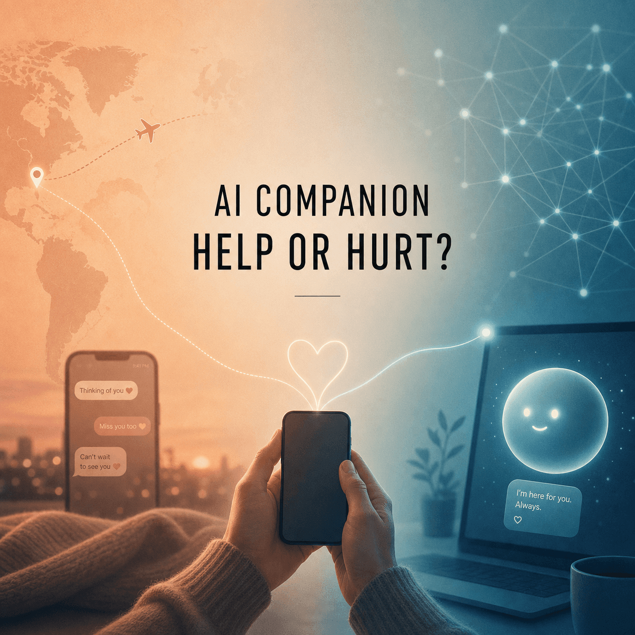 Long-Distance + AI Companion: Does It Help or Hurt?