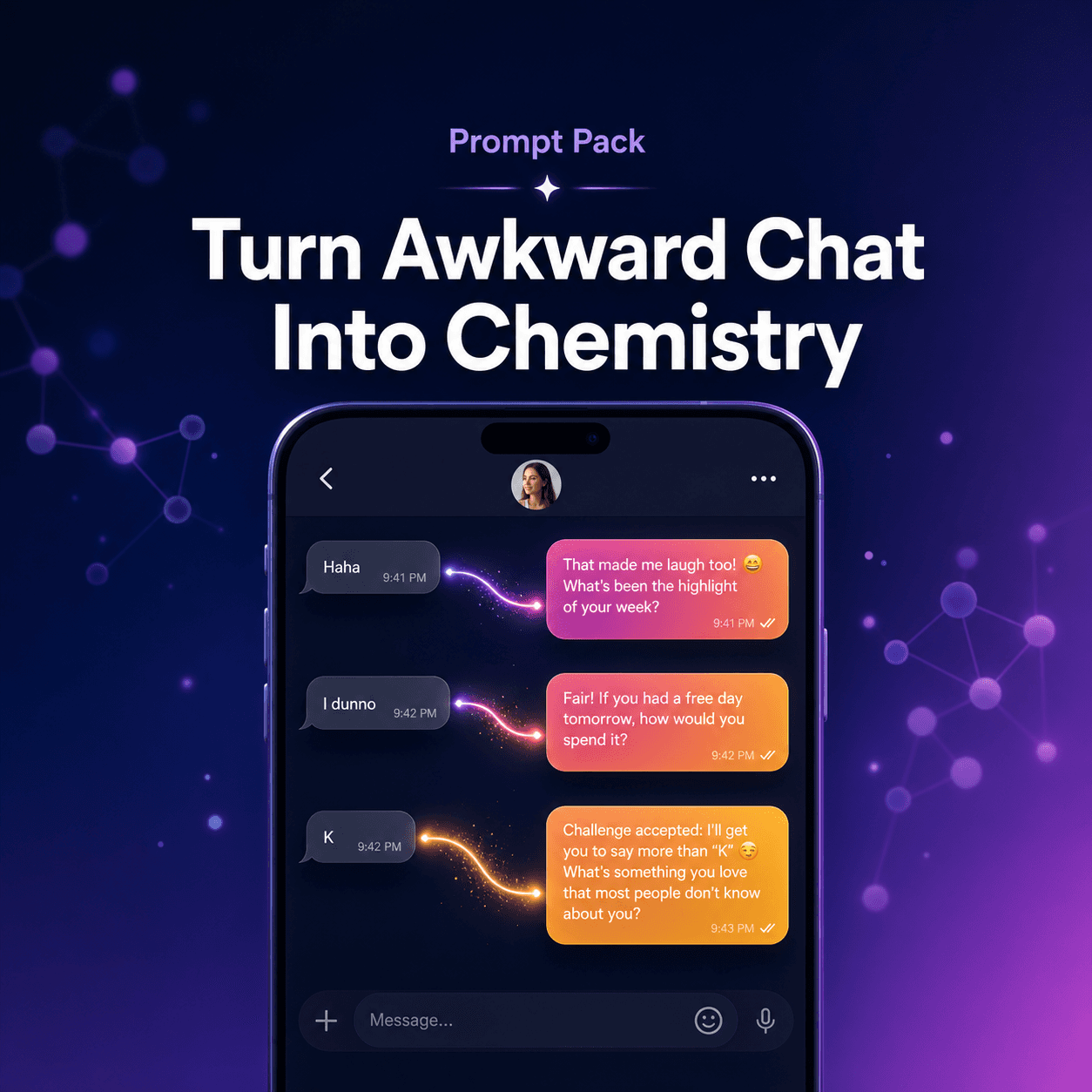 Prompt Pack: Turn Awkward Chat Into Chemistry