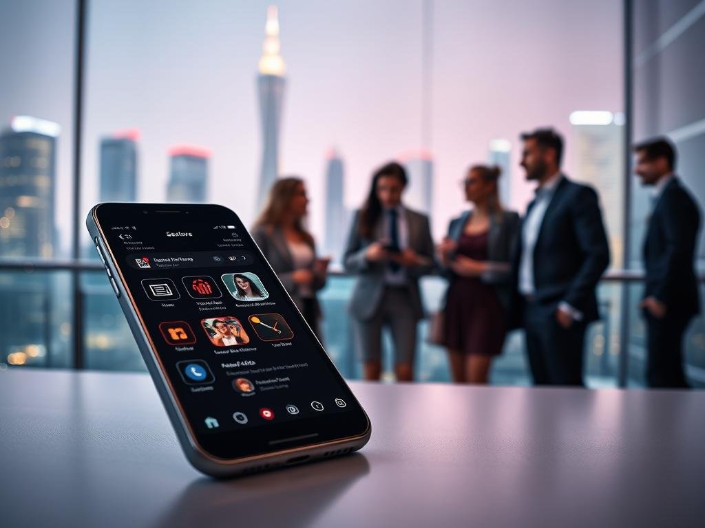 A modern, sleek digital environment showcasing the standout features of the sexlove.ai platform. In the foreground, a polished, high-tech smartphone displays a user-friendly interface with engaging graphics, symbolizing seamless communication. The middle ground features a diverse group of professionally dressed individuals collaborating, illustrating teamwork and innovation. They are discussing ideas with enthusiasm, highlighting the platform's unique aspects. The background presents a sleek, futuristic cityscape with glowing lights, emphasizing progress and technology. Soft, ambient lighting creates a welcoming atmosphere, while a slight depth of field adds focus on the smartphone. The overall mood conveys excitement and advancement in AI technology, setting sexlove.ai apart from its competitors. A modern, sleek digital environment showcasing the standout features of the sexlove.ai platform. In the foreground, a polished, high-tech smartphone displays a user-friendly interface with engaging graphics, symbolizing seamless communication. The middle ground features a diverse group of professionally dressed individuals collaborating, illustrating teamwork and innovation. They are discussing ideas with enthusiasm, highlighting the platform's unique aspects. The background presents a sleek, futuristic cityscape with glowing lights, emphasizing progress and technology. Soft, ambient lighting creates a welcoming atmosphere, while a slight depth of field adds focus on the smartphone. The overall mood conveys excitement and advancement in AI technology, setting sexlove.ai apart from its competitors.