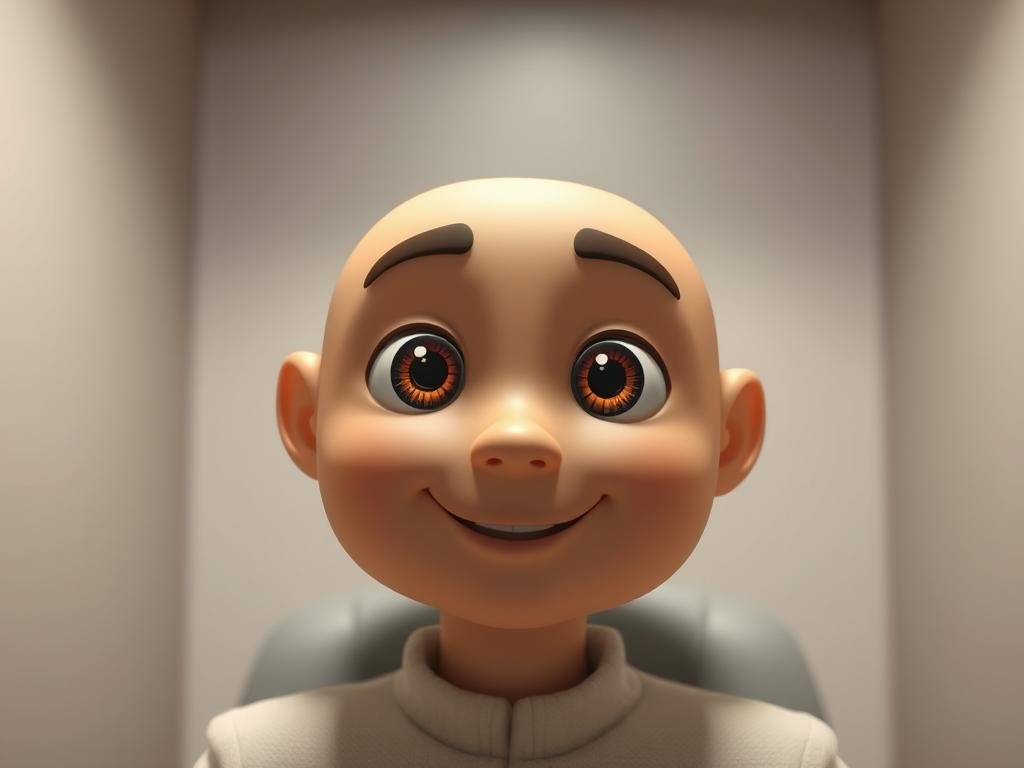 Create a realistic, warm digital companion in a modern chat interface, with expressive eyes, a friendly smile, subtle personality cues, and a clean private setting. Show natural conversation, memory, and customizable style without explicit content. Create a realistic, warm digital companion in a modern chat interface, with expressive eyes, a friendly smile, subtle personality cues, and a clean private setting. Show natural conversation, memory, and customizable style without explicit content.
