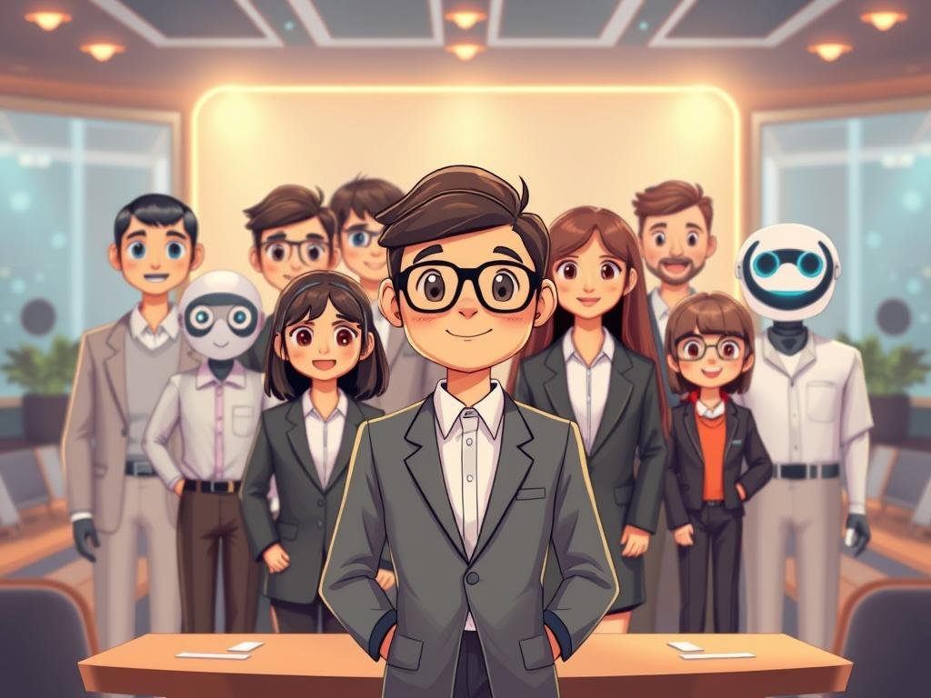 Editorial hero image for SexLove.ai, showing a diverse collection of friendly AI girlfriend characters on a modern digital platform, warm lighting, polished interface, realistic and anime-inspired styles, inviting and trustworthy mood, no readable text